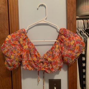 Floral Crop Top